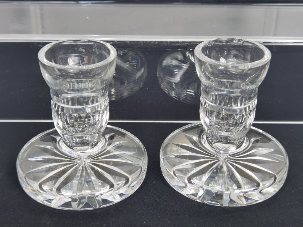 Pr. of Waterford Crystal Candlesticks (1 of 5)