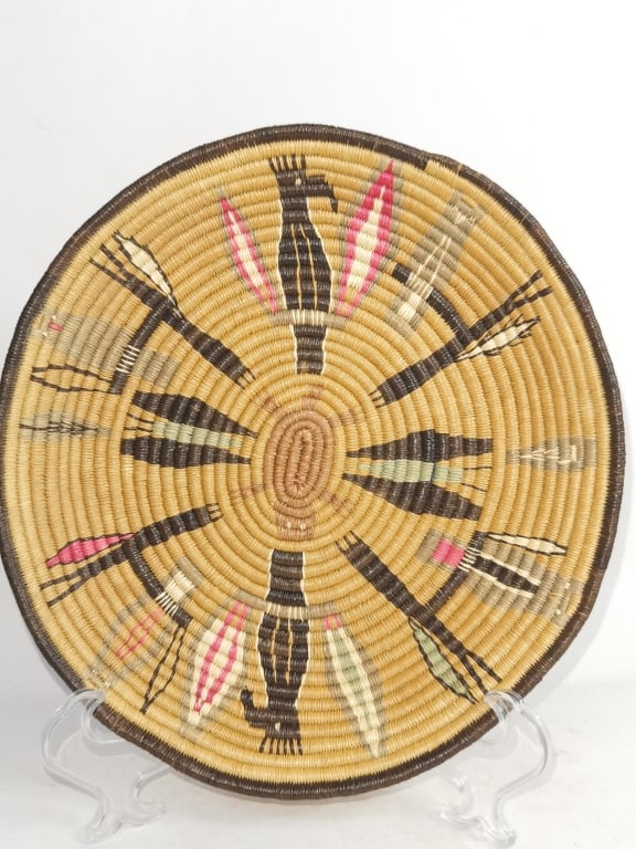 Vintage Native American Woven Basket (1 of 3)
