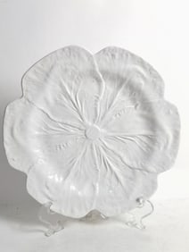 Vintage Bordallo Pinheiro White Cabbage Plate