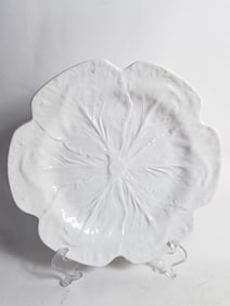Vintage Bordallo Pinheiro White Cabbage Plate