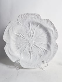 Vintage Bordallo Pinheiro White Cabbage Plate