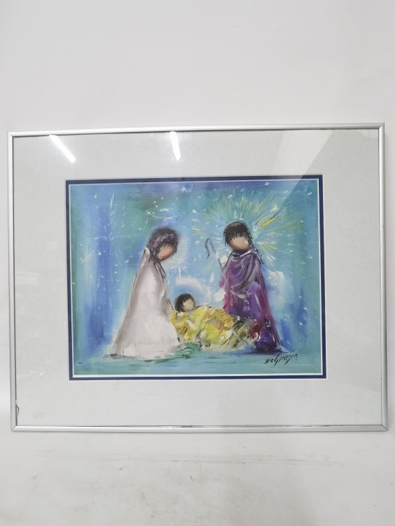 De Grazia Print of Birth of Christ (1 of 3)