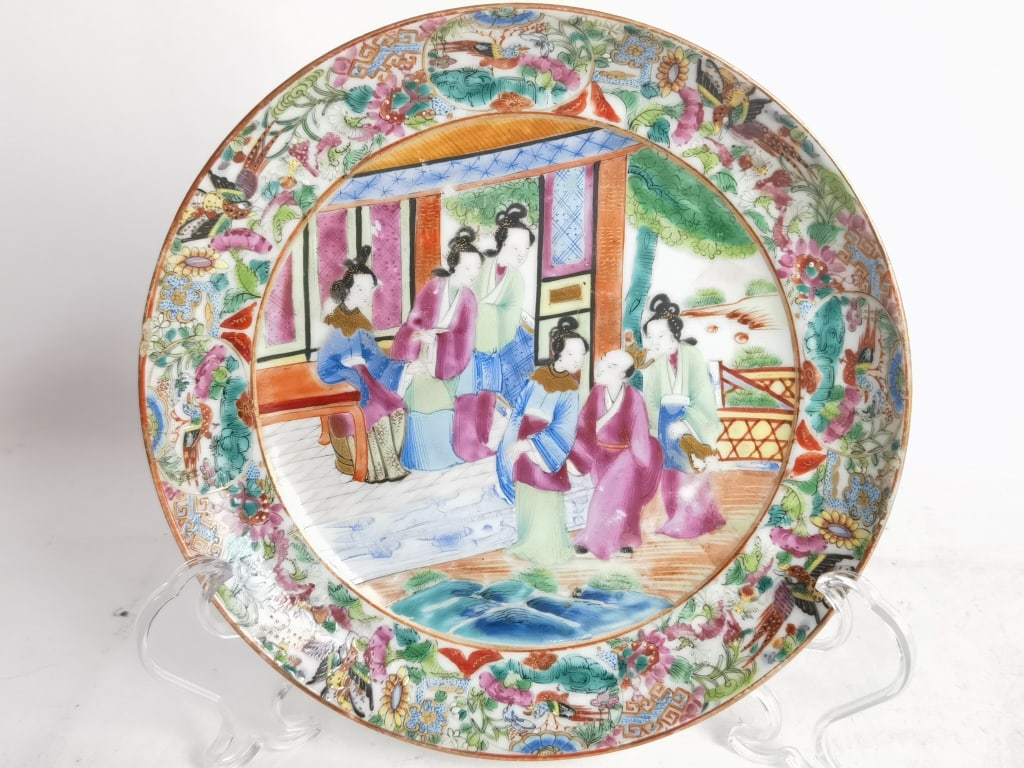 18-19th C. Chinese Export Porcelain Famille Rose M (1 of 7)