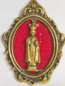 Vintage Infant Jesus of Prague Wall Hanging