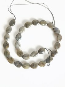 Strand of Iridescent Stone Beads