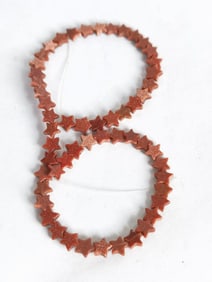 Strand of Aventurine Star Beads