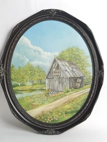 Landscape Oil Painting by D. Chas. Kingsbury