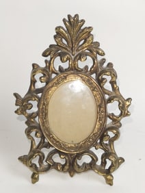 Vintage Gold Brass Photo Frame