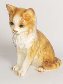 Vintage Porcelain Cat Figurine
