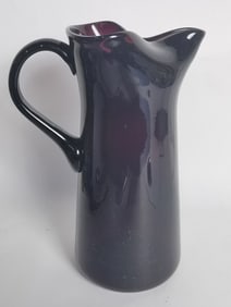 Vintage Amethyst Glass Pitcher