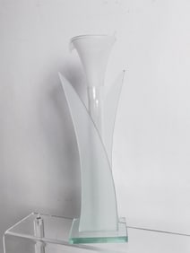 Vintage CG Cressida Glass Bud Vase