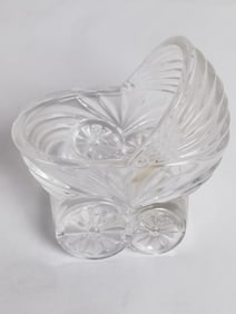 Vintage Princess House Crystal Baby Carriage