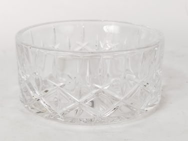 Unmarked Waterford Style Crystal Wine Coaster