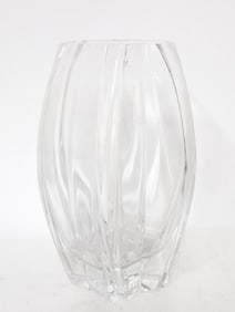 Vintage Clear Crystal Vase