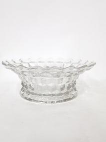 Vintage Clear Glass Bowl