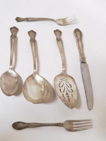 (6) Vintage Silver Plated Utensils