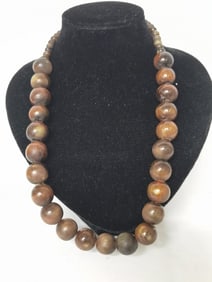 Wood Bead Necklace