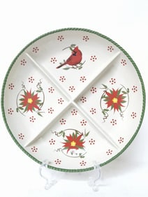Temptations by Tara Porcelain Section Plate