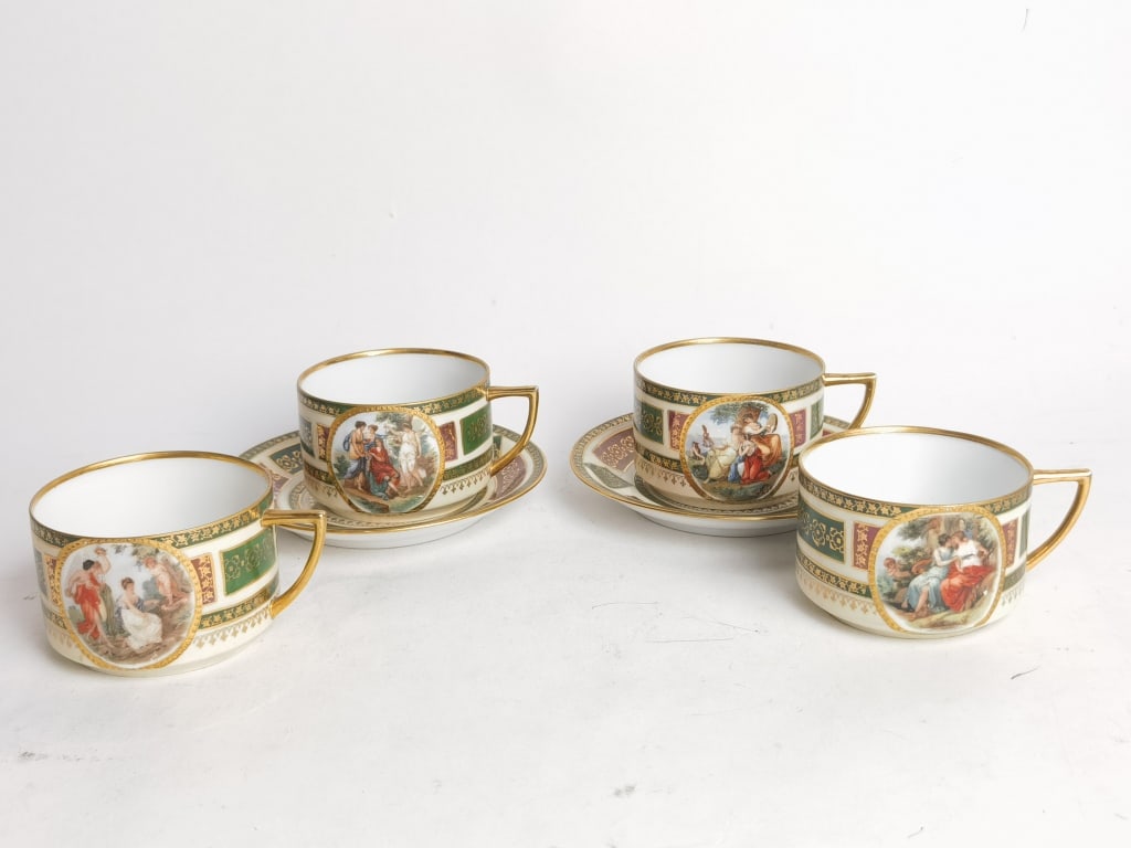 Vintage Royal Vienna Style Porcelain Tea Wares (1 of 6)