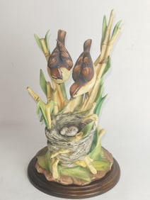 Capodimonte Italy Porcelain Bird Figurine