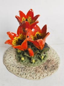 Vintage Emma Redfelder Porcelain Flower