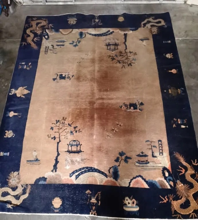 Chinese Dragon Wool Rug (1 of 5)