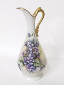 Vintage Porcelain Violet Water Jug