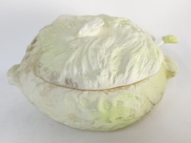 Vintage Enesco Porcelain Cabbage Soup Tureen