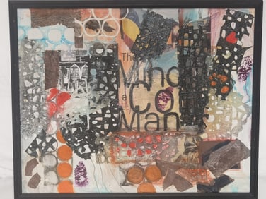 Vintage Mixed Media Collage Art