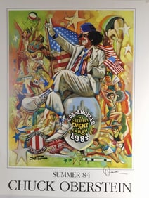 1984 Summer Chuck Oberstein Poster