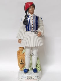 Vintage Greekman Metava Ouzo Bottle