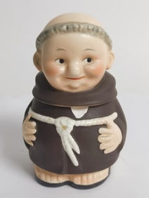 Vintage Goebel Porcelain Friar Tuck Sugar Bowl