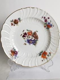 Vintage KPM Berlin Porcelain Botanical Decor Plate