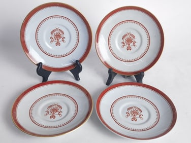 (4) Spode Copeland Porcelain Newburyport Plates