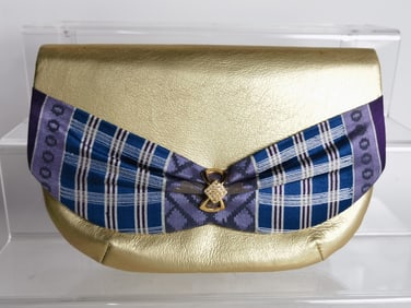 Vintage Gold Clutch Bag