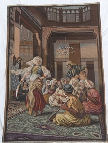 Vintage French Dancer Tapestry
