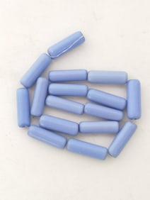 Group of Blue Long Beads