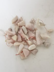 Group of Pink Stone Beads
