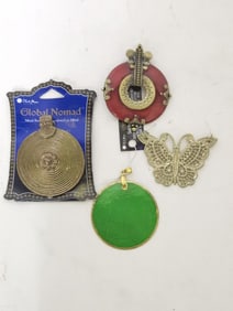 Group of Metal Pendants