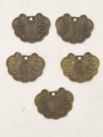 Group of Metal Pendants