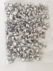Group of Silver Decor Beads