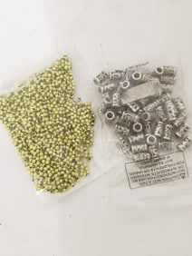 Group of Gold/Silver Decor Beads