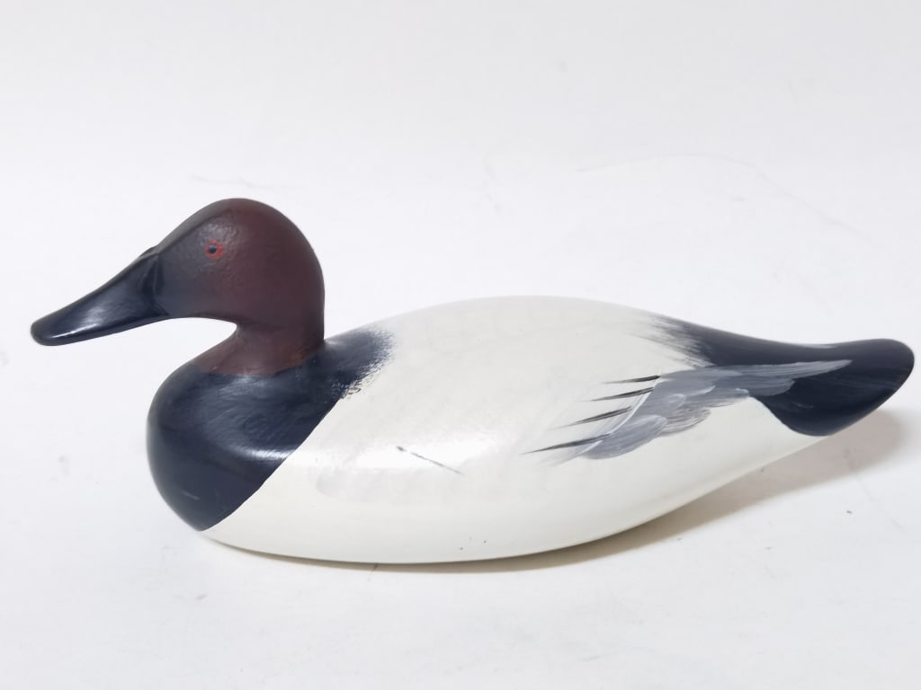 2000 Charles Farquar(?) Hand Painted Duck Decoy (1 of 8)