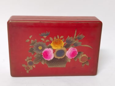 Vintage Japanese Maki-e Jewelry Box