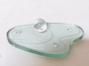 Vintage Signed Art Glass Table Decor