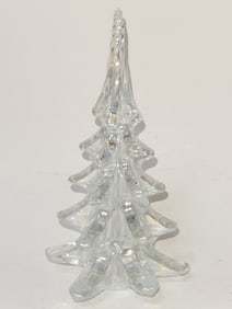 Vintage Hand Crafted for Silvestri Art Glass Christmas Tree