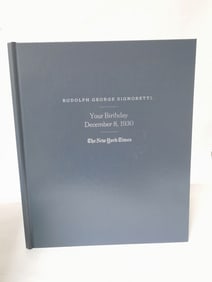 2017 The New York Times Your Birthday