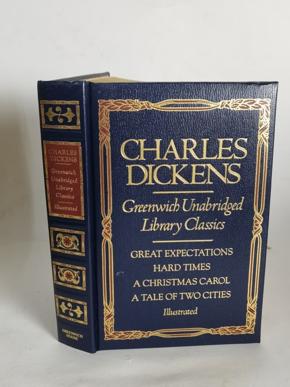 1982 Charles Dickens Greenwich Unabridged Library: 1982 Charles Dickens Greenwich Unabridged Library Classics, 9.25in