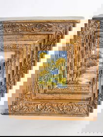 Landscape Oil Painting with Gilt Frame