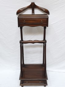 Vintage Mahogany Valet Stand